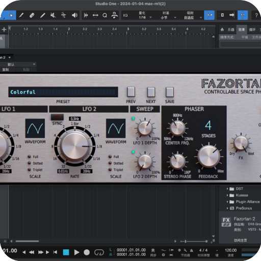 D16 Group Audio Software Fazortan 2 for Mac (数字模拟效果音乐插件)v2.2.2 直装版